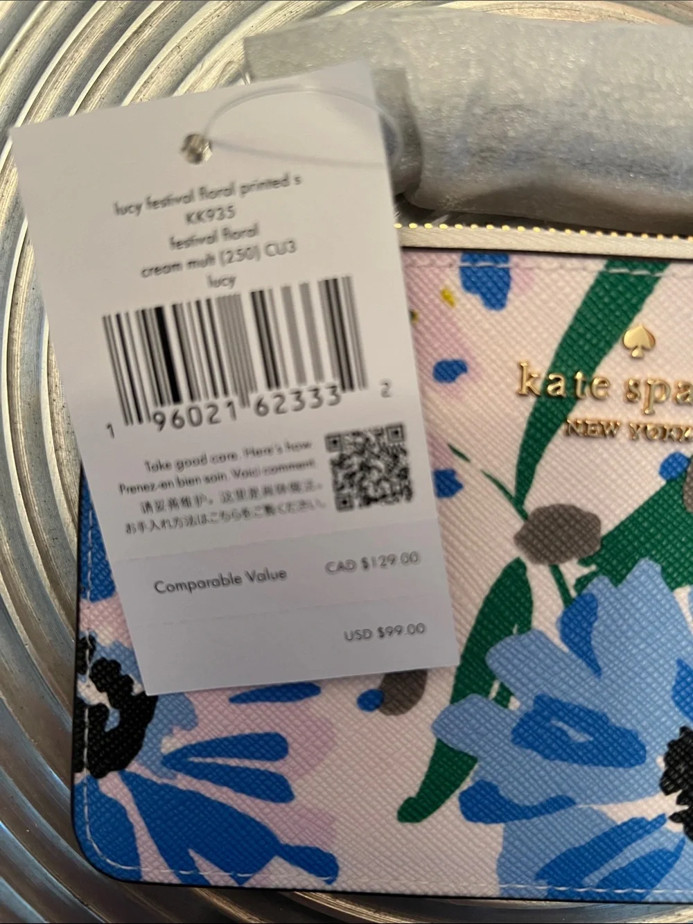 KATE SPADE NWT LUCY FESTIVAL FLORAL WRISTLET